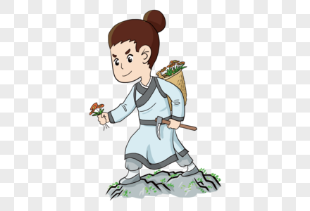 喝酒的古人图片