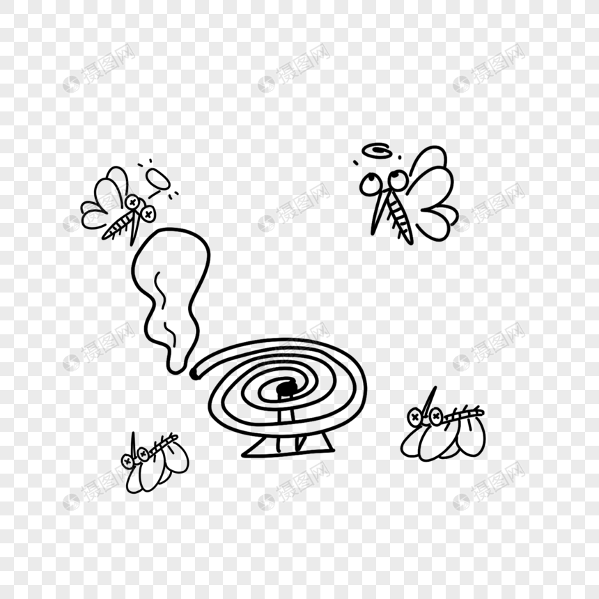 蚊香简笔画