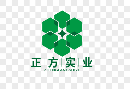 高端创意正方实业公司LOGO高清图片