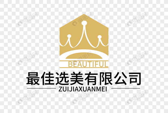 高端创意选美娱乐公司LOGO图片