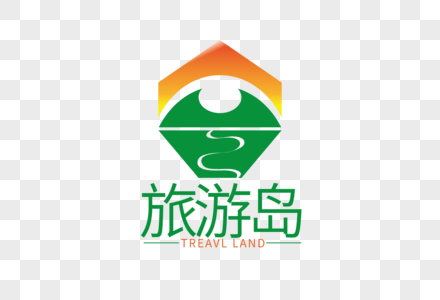 高端时尚旅游岛LOGO高清图片