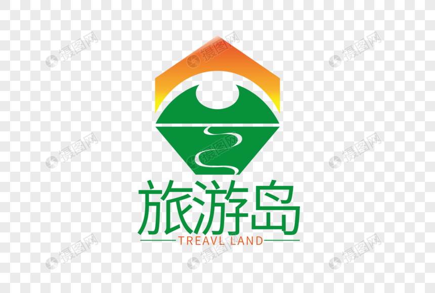 高端时尚旅游岛logo