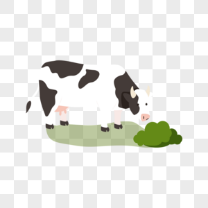 奶牛牧场奶牛挤奶工高清图片