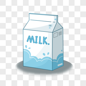 一盒奶图片