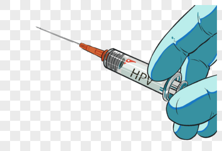 HPV疫苗女性健康细针筒高清图片