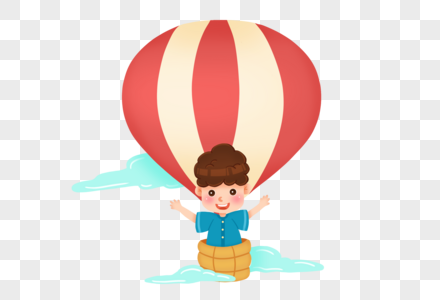 儿童节热气球图片
