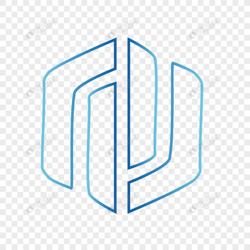 蓝色科技logo图片