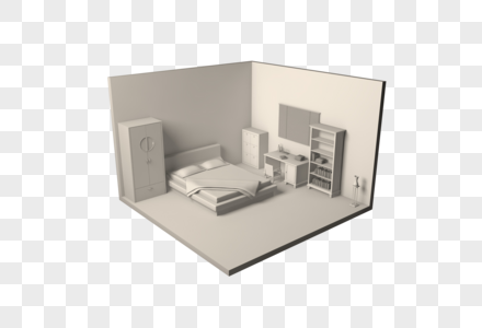 住宅室内模型图图片