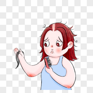 脱发对比图图片