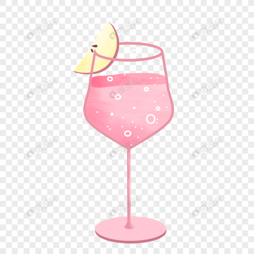 夏季苹果樱桃果汁气泡水饮品