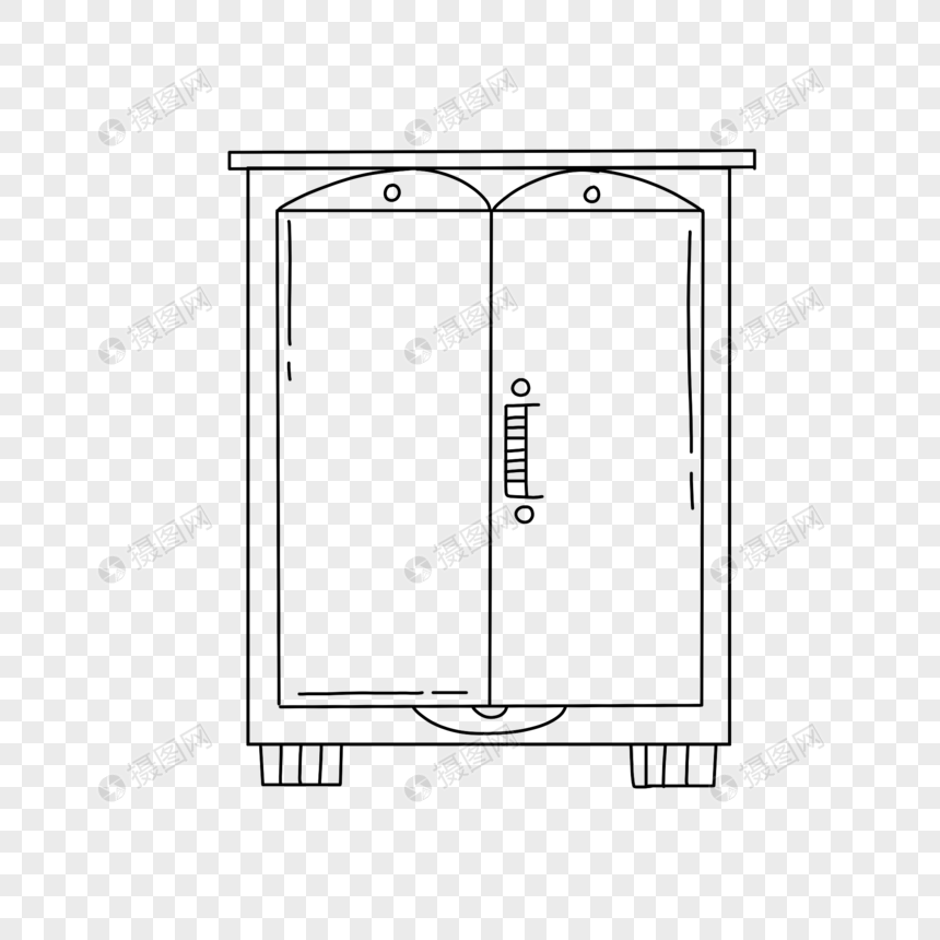 柜子简笔画图片