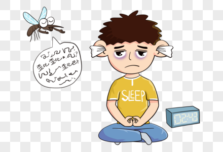 嗡嗡嗡烦人的蚊子图片素材