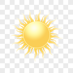 太阳夏天太阳表情图高清图片