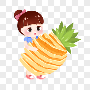 菠萝棒棒糖,你好,夏日,菠萝图片素材
