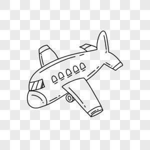 飞机简笔画游戏素材飞机高清图片