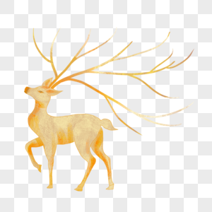 敦煌壁画鹿鹿中国风高清图片