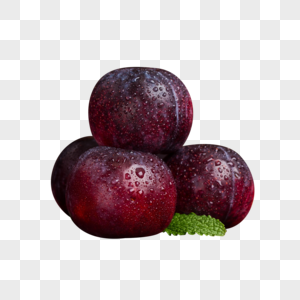 黑李子水果黑布朗和蓝莓高清图片