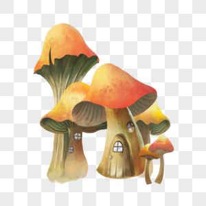 蘑菇林图片