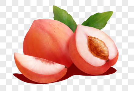 夏日水果桃子图片