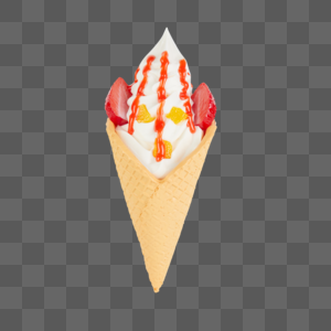 夏日甜筒麦旋风冰淇淋图片