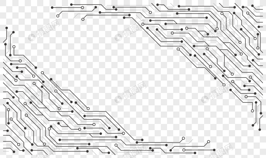 创意科技电路线条图片