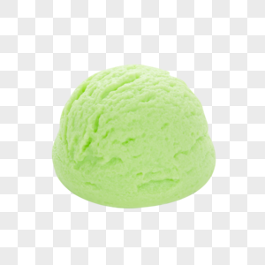 夏日哈密瓜口味冰淇淋球图片