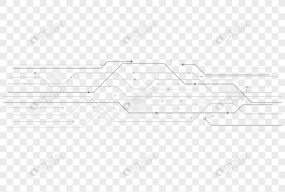 科技线路图图片