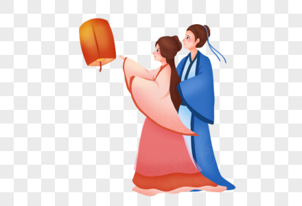 清新唯美浪漫情侣牵手元素_免抠素材_png图片下载-摄图网