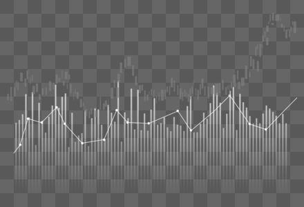 股市线路图数据趋势高清图片