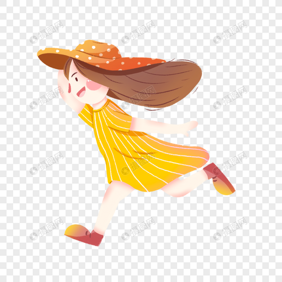 奔跑的女孩图片