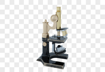 老式显微镜图片