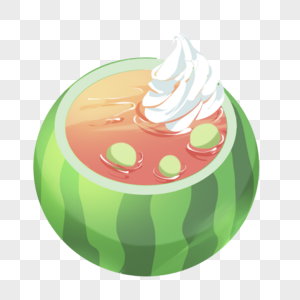水果西瓜冰淇淋图片