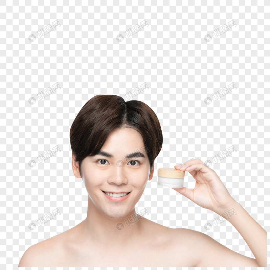 男性护肤面部护理补水图片