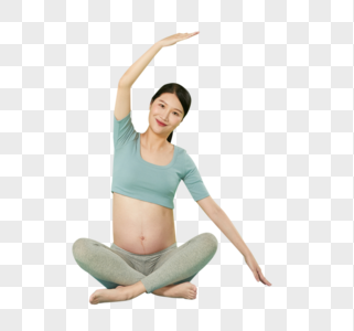 孕妇瑜伽运动图片