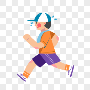 跑步运动的人图片
