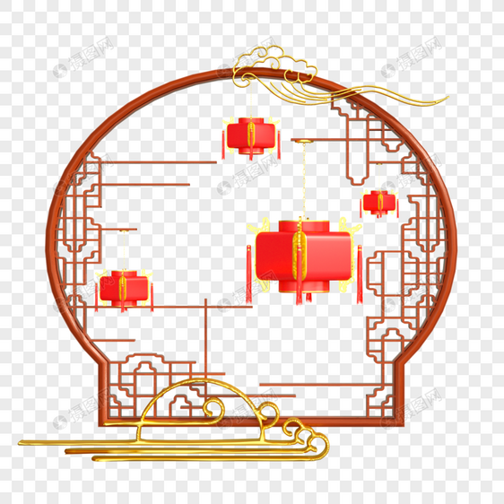 国庆屏风灯笼图片