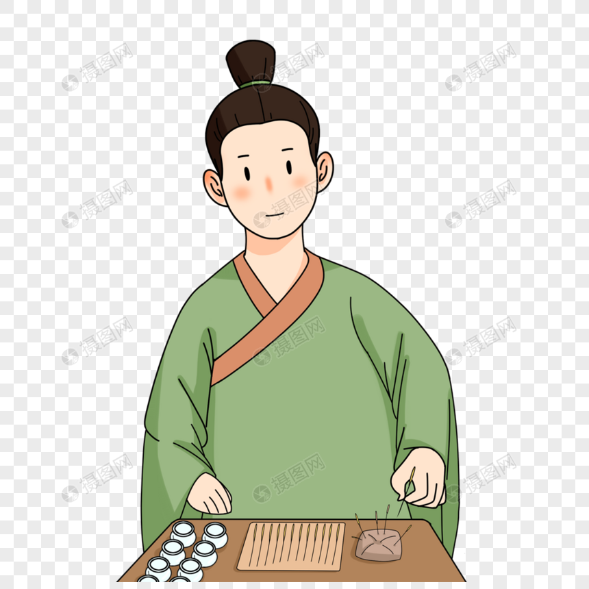 中医卡通图片大全图谱-千图网