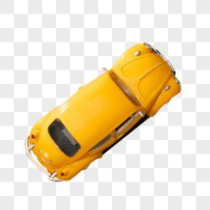 黄色玩具车黄色汽车玩具高清图片