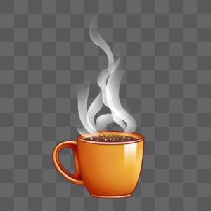 冒热气的咖啡高清图片