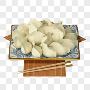 立冬食物饺子图片