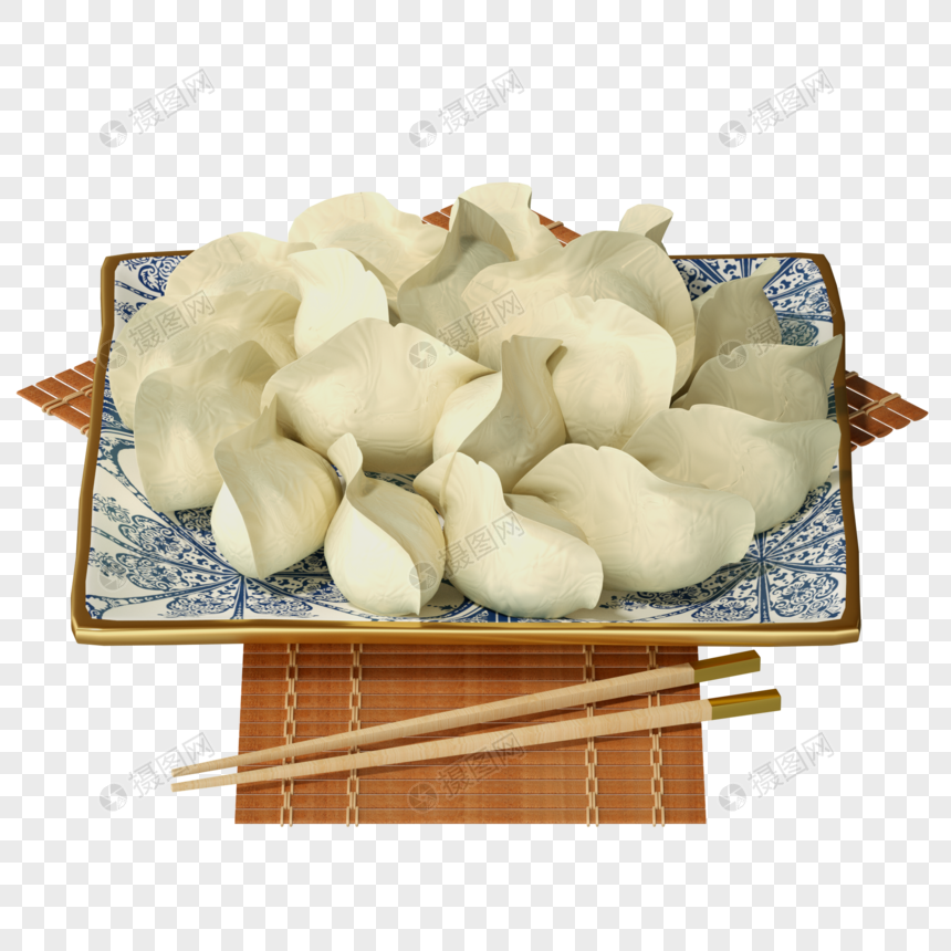 立冬食物饺子图片