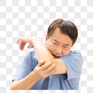 中年人手臂关节疼痛图片