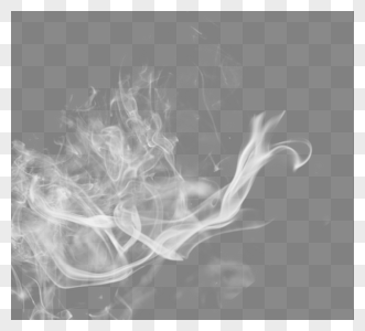 白烟扩散元素图片