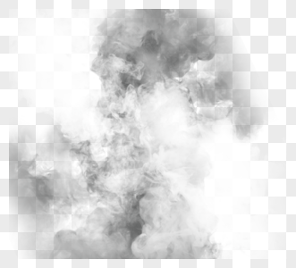 简约灰白色烟雾装饰材料图片