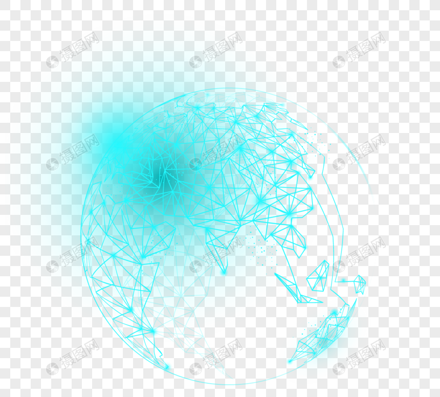 技术网络数据地球仪图片