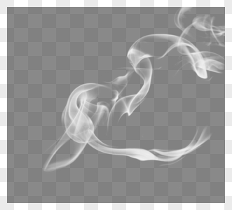 白色透明烟雾元素高清图片