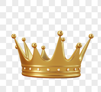 黄色小皇冠可爱元素国王皇冠高清图片