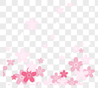 樱花素材矢量图片