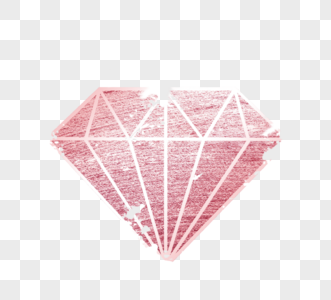 几何玫瑰金钻石图案高清图片