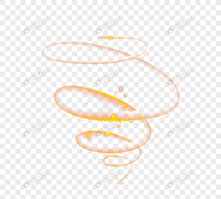螺旋魔术金色光束图片